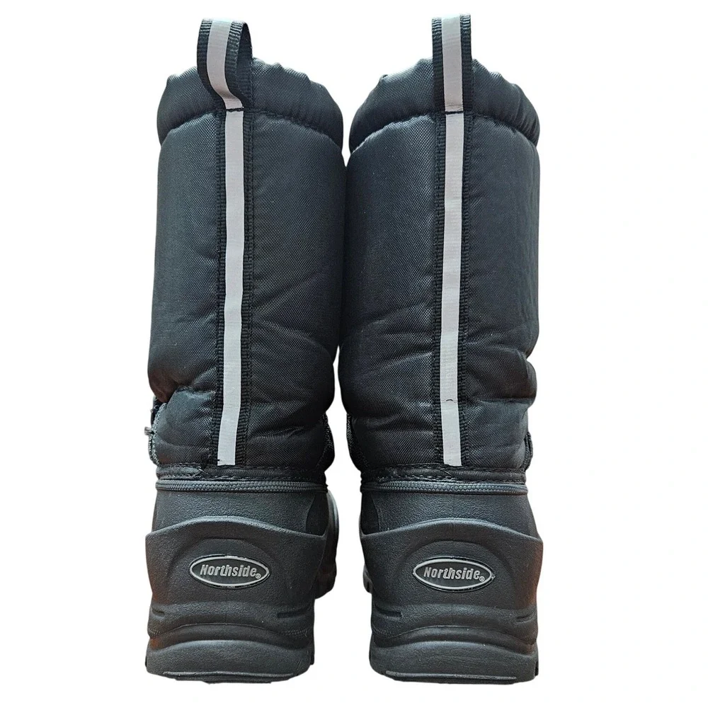 Northside Kids Snow Boots Size 4‎ Black 3M Thinsulate Insulated Winter Boots